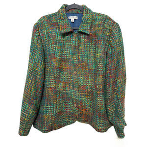 COLDWATER CREEK TWEED BLAZER
